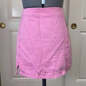 Pink Brandy Melville One Size Fits All Mini Skirt